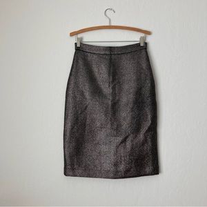 Banana Republic Skirt Zipper Gray